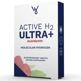 Active H2 Ultra+ Hydrogen Water Tablet, Natural Raspberry. Optimize Health, Support Immunity, and Balance Antioxidants with Benefits of Molecular Hydrogen 30 Servings