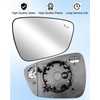 Right Passenger Side Mirror Glass Power Heated w/Blind Spot Detection