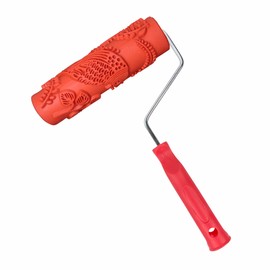 Nichiyo 7'' Texture Roller DIY Decorative Art Pattern Paint Roller Rubber Roller for Walls, Furnitures and Floors Decoration(EG343T)