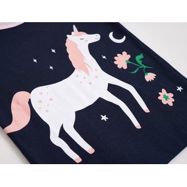 TEDD Girls' Pyjamas, Cotton, Cute, Unicorn, Long Sleeves, Two-Piece Pyjamas Set, Kids’ Sleepwear, Winter, Christmas, Sizes 1-12 Years