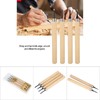 KooingTech Wood Carving Tools, Wood Carving Knife, 4PCS Stamp Making