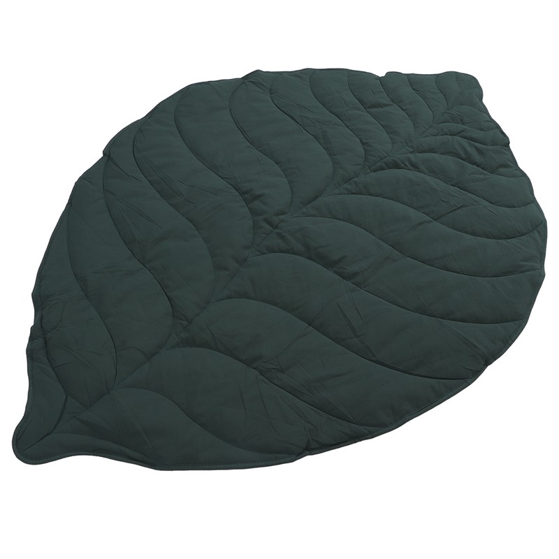 Leaf Shaped Rug Multipurpose Soft Comfortable Special Shaped Baby Crawling