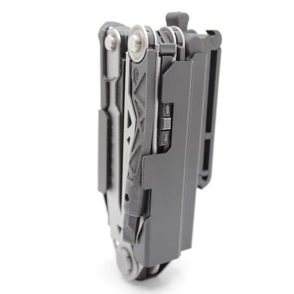 RAE Gear - Center-Drive Sheath Compatible with Gerber Centerdrive Multitool (Tool & BITS NOT Included) (with BIT KIT Pocket - New Adjustable Belt Clip)