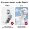 Yufree Youth Grip Soccer Socks - Boys and Girls Athletic