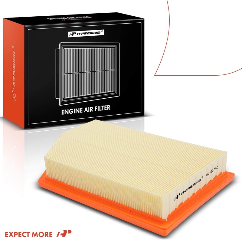 A-Premium Filtro de aire de motor de 2 piezas compatible