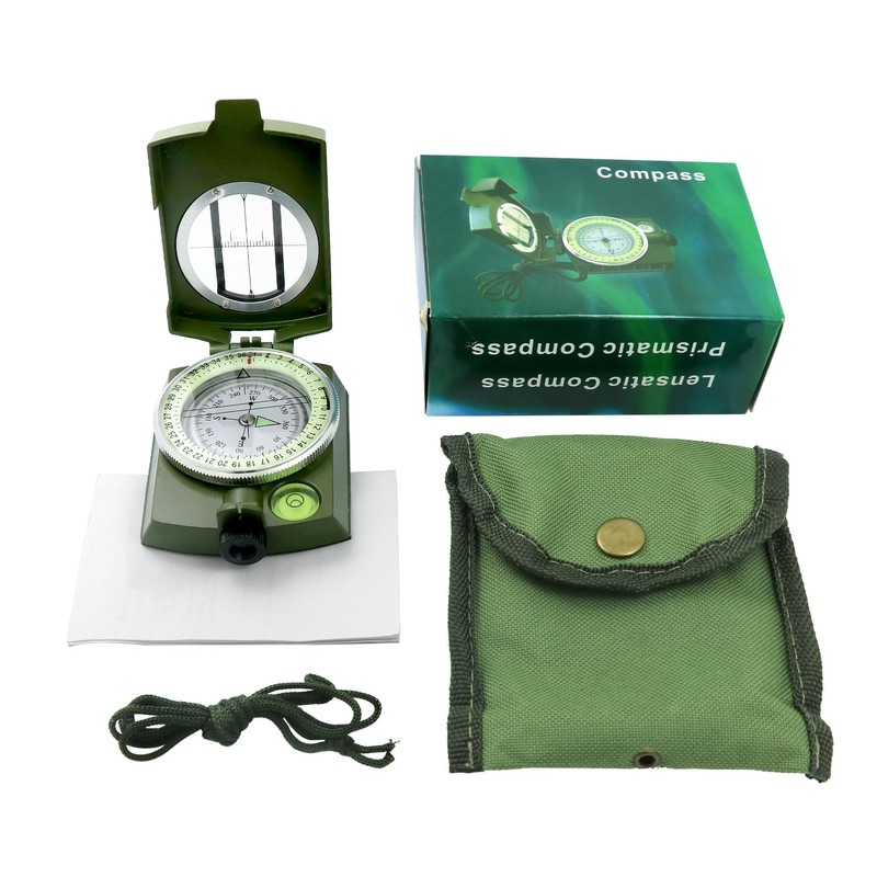 Compass: TOKO Compass Hiking Survival Compass Military Grade Orienteering Compass
