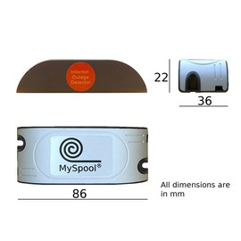 MySpool Internet WiFi Outage Detector with Text Message and Email Alerts