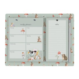 Wrendale Designs - 'Garden Friends' garden animal Weekly & Shopping Planner Pad