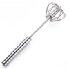 SSKHE Egg Beater Whisk, Stainless Steel Egg Whisk, Hand Push