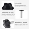 10 Pcs Clamping Handle Screw Knob, Star Handle Knob Grip