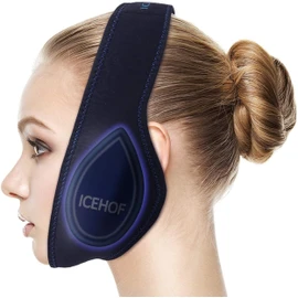 ICEHOF Kühlpads Weisheitszähne (4x) – Mit weichem Stoff für mehr Kühlung nach Zahn OP - Kühlpack Weisheitszahn Kühlkompresse Kühlpads Gesicht