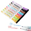 taobosec Dry Wipe Marker Set 8 Colours Wipe Clean Whiteboard