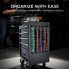 Reniteco Magnetic Socket Organizer Set, 3-Piece 1/2" 3/8" 1/4" Drive