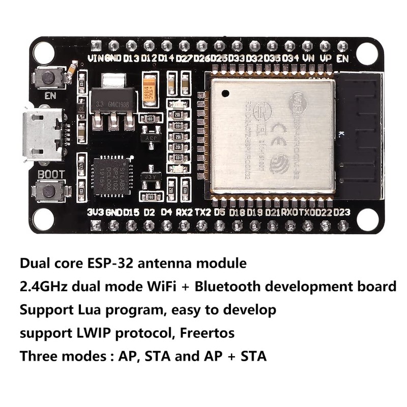 4pcs ESP32 Development Board ESP-32S Microcontroller Processor Integrated Chip CP-2102