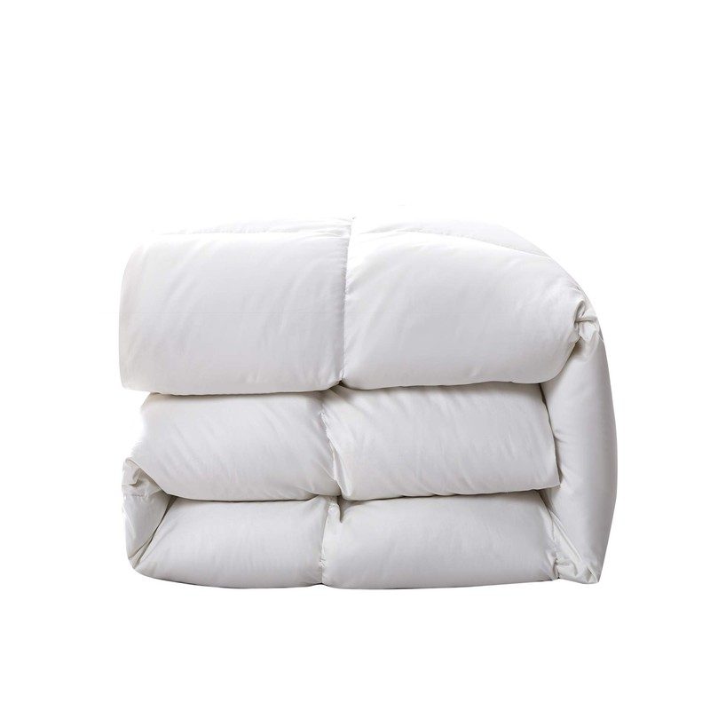 Serta 300 Thread Count White Down Fiber Extra Warmth Comforter,