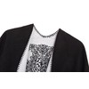 Women's Vintage Pattern Open Front Poncho Cape Shawl Winter Shawl