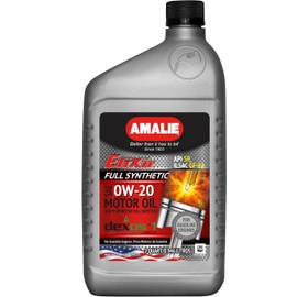 AMALIE Elixir 0W-20 dexos1 Full Synthetic Motor Oil (160-65756-56) 1 Quart Bottle, Pack of 12 | Made in USA