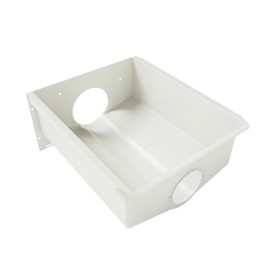 HECASA W10670845 Refrigerator Ice Bucket Container Compatible with Whirlpool Kenmore Admiral Amana ABS Plastic Replacement for 2196091, 1115342, 1115372, 2152701