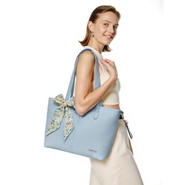 LuxeBold Tote Bag for Women Medium Shoulder Purses Hobo Handbags for Work Top Handle Bag for Fall LXB-001BL-NEW