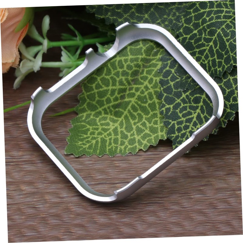 KONTONTY Iwatch4 44mm Watch Band Protective Case Aluminum Metal Frame