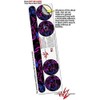 Skin Decal Wrap Compatible with Beats EP Twisted Garden Hot