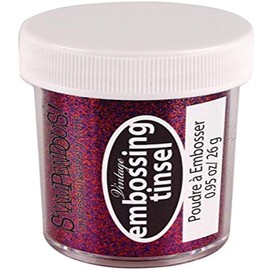 Stampendous Vintage Tinsel Embossing Powder-plum
