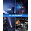 Voph Flashlight 2 Pack, 5 Modes High Lumen Tactical LED