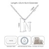 Philip Jones Sterling Silver Initial N Necklace