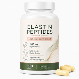 Fórmula de estiramiento de la piel de péptido de elastina, 1500 mg por porción, apoya la firmeza y elasticidad de la piel, suplemento diario de bellez