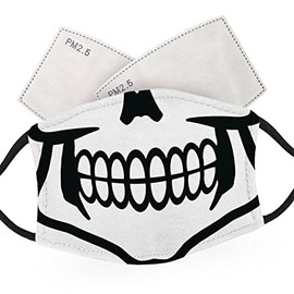 McMug - Skeleton - Famous Faces - Child Face Masks - 2 Filters Included