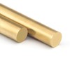 Sutemribor Brass Solid Round Rod Lathe Bar Stock, 1/8 inch