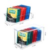 DAZZLIFE 3 Pack Tea Bag Drawers Organizer Clear Acrylic Tea