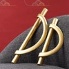 Brushed Gold Cabinet Pulls Drawer Pulls, Half Moon Shape Cabinet