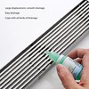 Linear Shower Drain,Large Drainage Capacity Stainless Steel Linear Drain,Effective Unpleasant