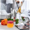 TOVINANNA 6g Refillable Lip Balm Jar with Spoon Lightweight Cosmetic