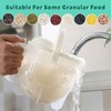 Rice Washer Strainer Bowl with Top Drainer, Microporous Small Colander