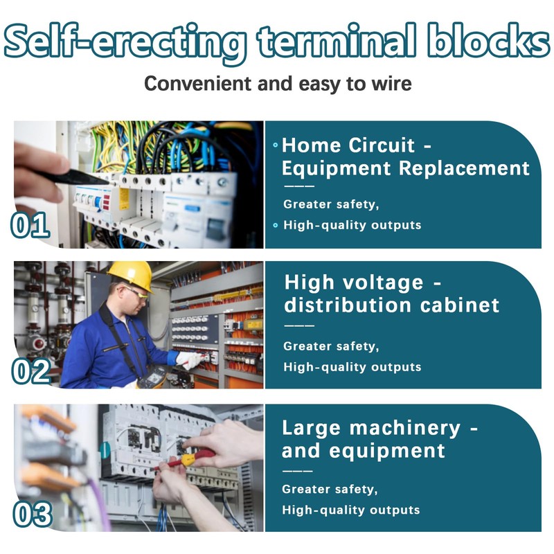 2-in-4-Out Self-Lifting Junction Box | Tool-Free Quick Connect Terminal Block