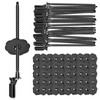 FUTRPOW Solar Panel Bird Guard Fastener Clips,50 Sets Critter Guard
