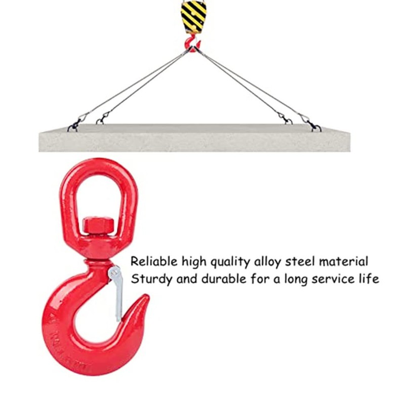 5 Ton Swivel Lifting Hook Rigging Swivel Hook Heavy Duty