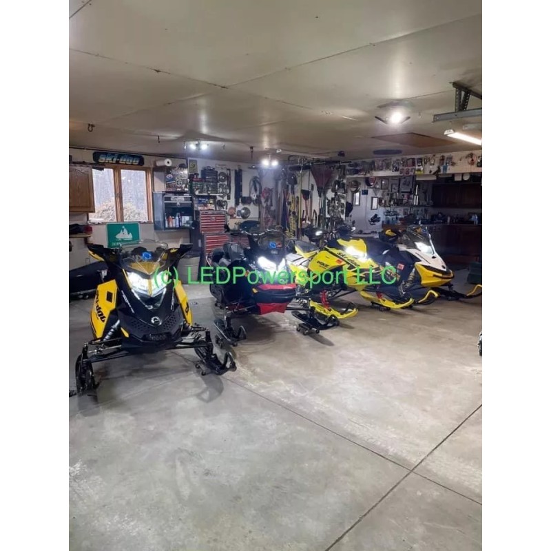 FT Direct Fit LED Headlights For 2014 Yamaha Grizzly 700