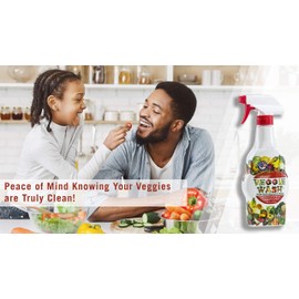 Veggie Wash Fruit and Vegetable Wash, Ideal for Cleaning Produce, 1 Gallon