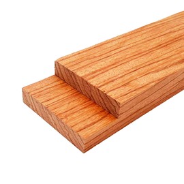 Barrington Hardwoods Red Zebrawood Lumber Board - 3/4" x 4" (2 Pcs) (2, 3/4" x 4" x 18")