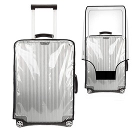 Clear PVC Suitcase Cover Protectors 28 Inch Transparent Travel Luggage Covers for Suitcase Tsa Approved