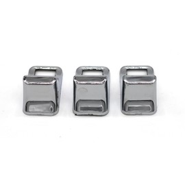 Chrome Switch Cover Set (3-Piece) Compatible with Kenworth T680, T880, W990