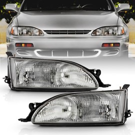 KEEKPO - For 1995-1996 Toyota Camry Factory Style Headlights Headlamps Assembly Pair Set Replacement Left+Right