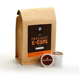 The Chosen Bean, Freshest K-CUP COMPATIBLE CAPSULE in The World, Perfectly Roast Coffee,Small Batch Freshly Roasted Day of Shipment, 18 K-cup compatible capsules (The Boca DiabloBlend)