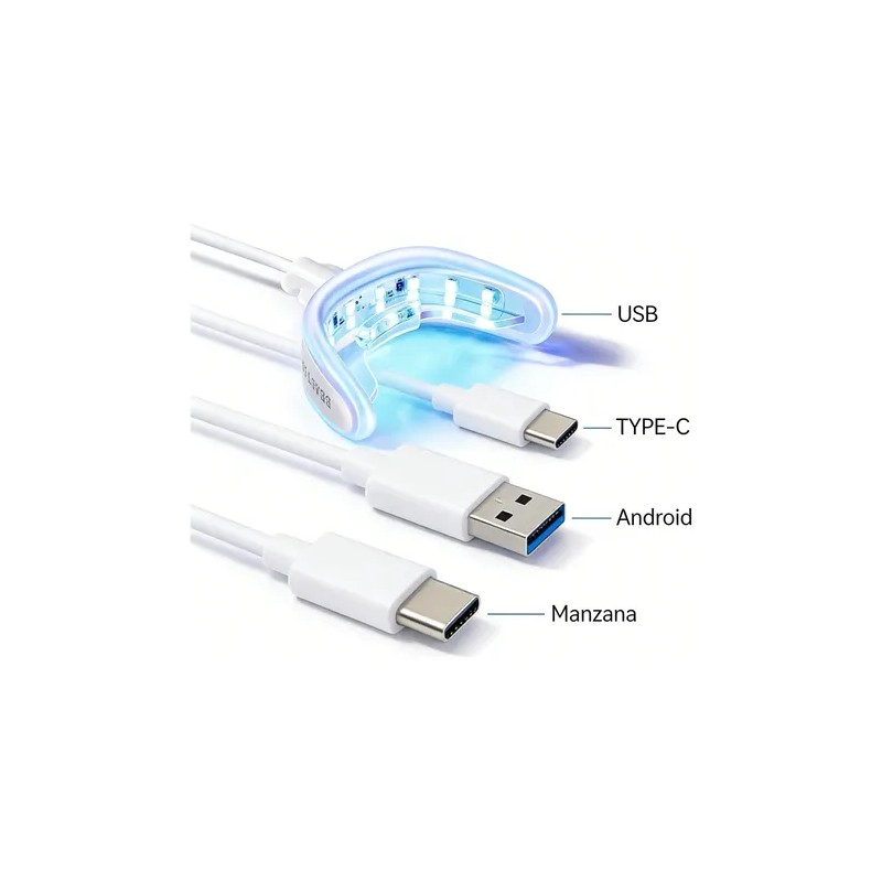 Blanqueador Dental Lampara Ultra Violeta Led Para Dientes
