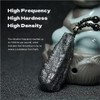KETLIXS Raw Meteorite Iron Silicide Siderolite Meteorite Necklace Cosmic Tektites