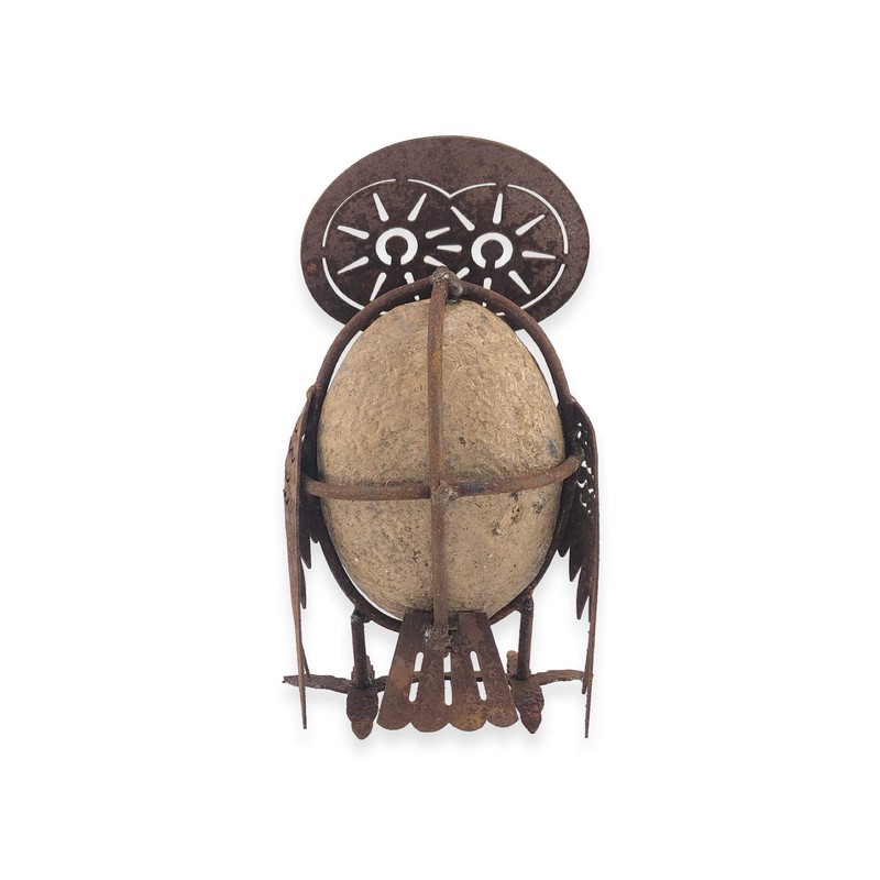 Crispe Patina Decorative Owl for Standing All Year Round Decoration