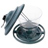 Hanging Bird Feeder House, Round Plastic, Bird Feeder with Crumb